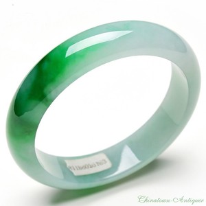 Certified Grade A Myanmar Untreated Ice Yang Green Jadeite Jade Bracelet陽綠翠 26 Ebay