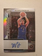 Michael Porter Jr 2021-22 Contenders Optic Perennial Prizm Autograph #19/99