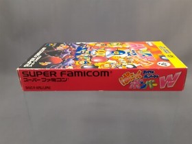 NINTENDO SUPER FAMICOM SFC Super Bomber Man Panic Bomber World JP Version Boxed