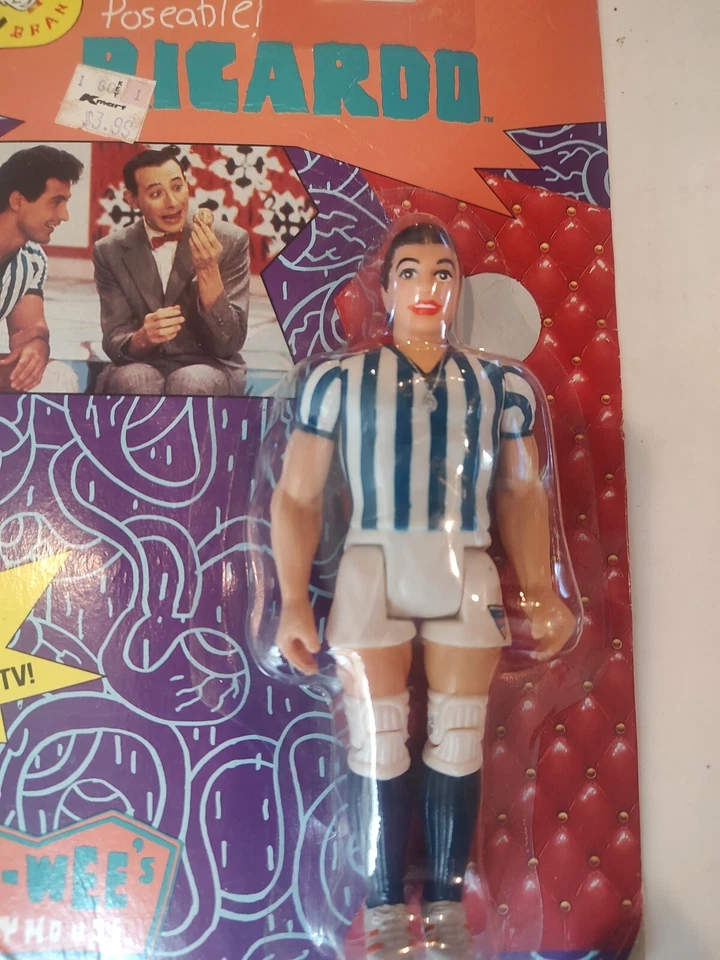 Figura de acción Matchbox Ricardo Pee-Wee's Playhouse 1988 6" posable nueva Foto 3 de 4
