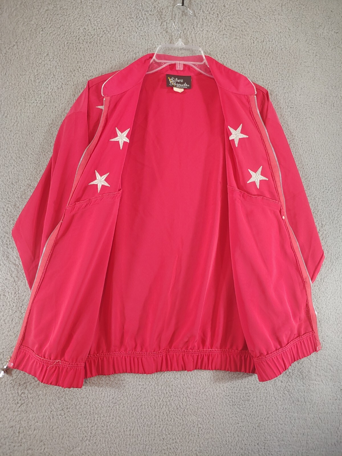 Silver Threads Jacket Medium Womens Full Zip Ligh… - image 5