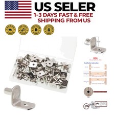 50pcs Shelf Support Pegs with Hole, 5mm L-Shaped Cabinet Shelf Pins