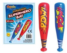 Super Hero Inflatable Bat | Perfect for Party Bags | Pinata Loot and Kids Gifts
