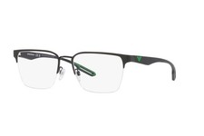 New Emporio Armani Man Square Eyeglasses EA1137 3001 Matte Black 56mm