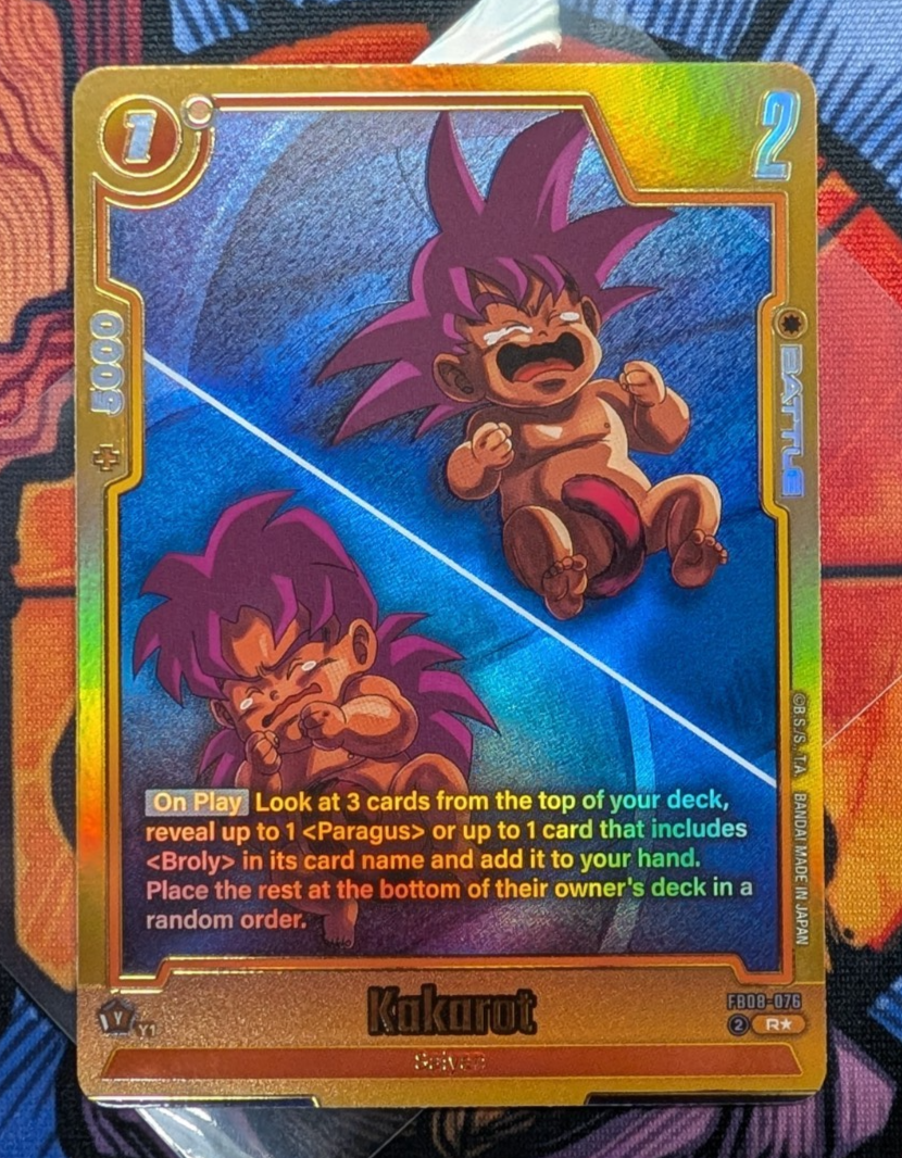 Kakarot FB08-076 Goku Broly Alternate Art Saiyan's Pride Dragon