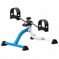 Seated Pedal Exerciser with Handlebar Adjustable Resistance for Office, Seniors