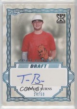2020 Leaf Ultimate Draft Platinum Spectrum 24/50 Tanner Burns #BA-TB1 Auto 0tw4