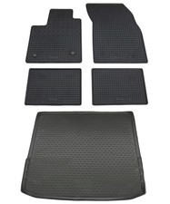 Gummi Kofferraumwanne Fußmatten für Ford Focus MK4 Turnier 2018- Set Passform