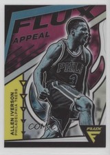 2020-21 Panini Flux Flux Appeal Silver Prizm Allen Iverson #19 HOF 03rx