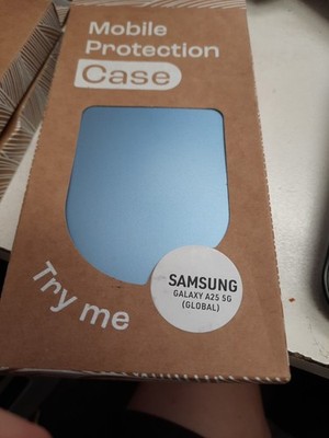 T-Mobile Cover Case Hülle Metallic Blau Für Samsung Galaxy A25 5G