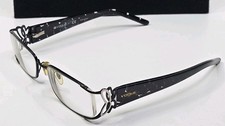 Vogue VO3736 352 Eyeglasses 52 17 130 Black Silver Glitter FRAMES ONLY