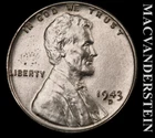 1943-D Lincoln Wheat Cent - Choice Gem Brilliant Uncirculated  No Reserve #L6668