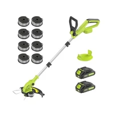 12,inch Cordless String Trimmer & Edger, 2.0Ah Battery, 60,Minute Runtime