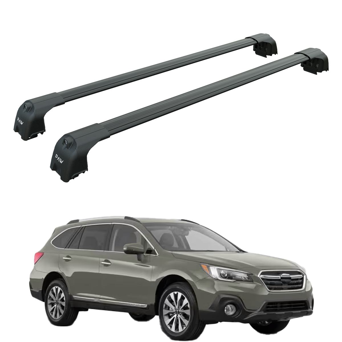 For Subaru Outback BS (2014-2020) Roof Rack Cross Bars Flush Rail