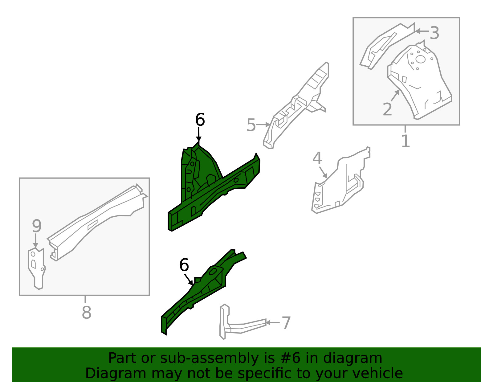 Genuine Nissan Outer Rail G5131-3JAMA