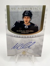 2023-24 SP Authentic - UD Authentics Autographs Nikolaj Ehlers #UDA-NE (AU)
