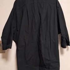 Korean Black 7/8 Sleeve Shirt Blouse - Size 66