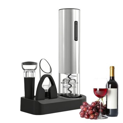 Electric Electric Bottle Opener Set, One Button Automatic, Wine aerator Opene...