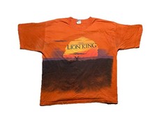 Vintage Lion King Disney Safari Horizon AOP T-Shirt XL Single Stitch 90s