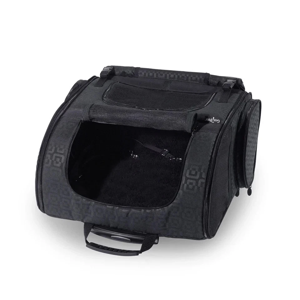 Gen7Pets Dog Carrier-Large Black Roller Bag Pet Carrier 18.5"L x 11.5"W x 18.5"H - Image 3 of 4