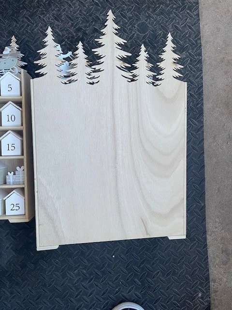 Wooden Advent Calendar Reusable 25 "treat" Drawers Christmas Countdown Lot of 2 - Image 4 of 4