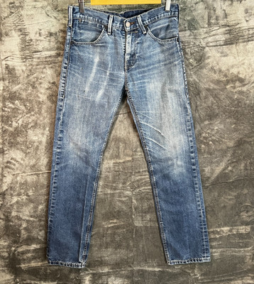 Levi s 504 Regular Straight Jeans Blau Herren Denim W30 x L32
