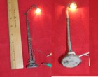 Parking Lot Raised Lights  Lot Of 2 Unmatched Older Style Tested - HO Scale — photo 1