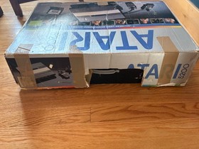 Atari 5200 Game Console w/ Box, 2 Games, Power Supply - untested Powers On Read!