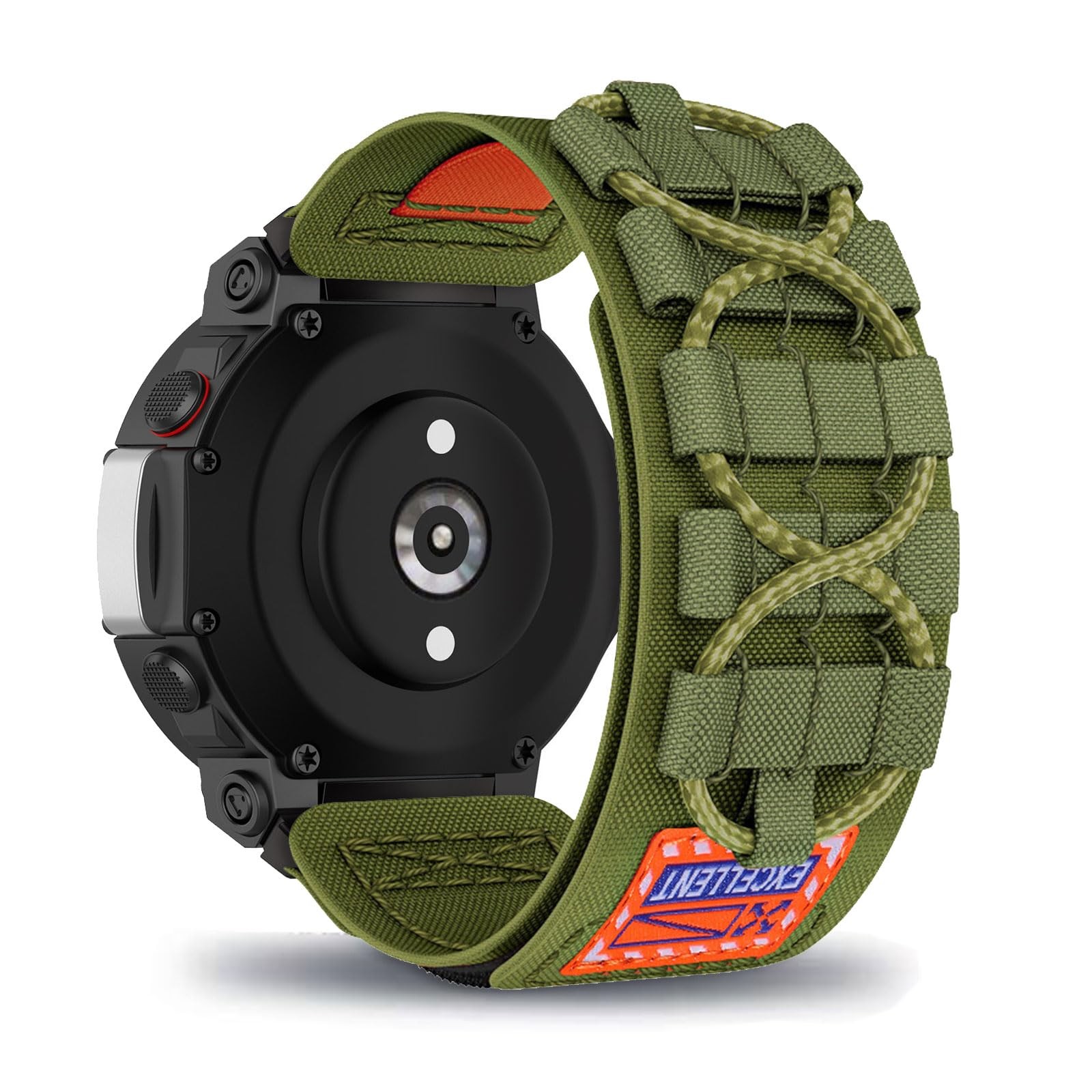 KUWAI Cinturino compatibile con Amazfit T-Rex 3 Bracciali, Rugged Nylon (w7c)