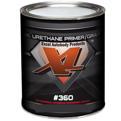 Excel Auto Body Products 2K HS Prime Urethane, Gray - 1 Quart