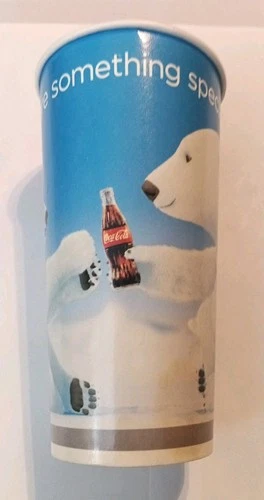 Vintage Coca-Cola Burger King Polar Bear Short Promo This Cup Is Hard To Find