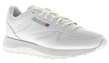 Reebok Womens Trainers Classic Leather Sp Vegan Lace Up white UK Size