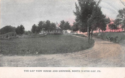 #ad Gap View Victorian Farm House amp; Grounds North Water Gap PA c1910 Postcard $6.98