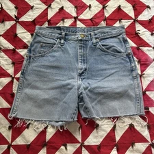 Vintage Y2K Wrangler Cut Off Shorts Women’s As Is Worn Faded 90s