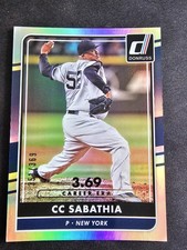 2016 Panini Donruss - C.C. Sabathia #138 Career Stat Line 351/369
