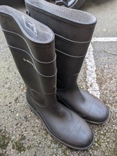 Dunlop Protomastor Wellington Safety Boots (Black) 100% Waterproof New 44 UK10