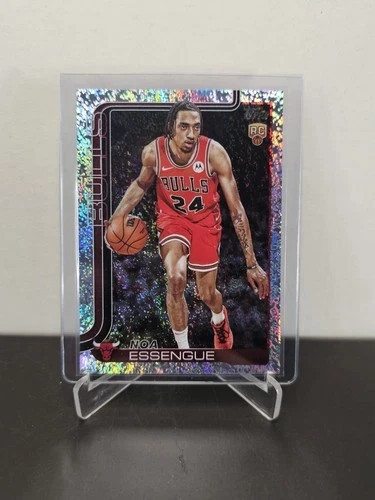 2025 Topps NBA Flagship Sand Glitter Foil Rookie NOA ESSENGUE No. 212!