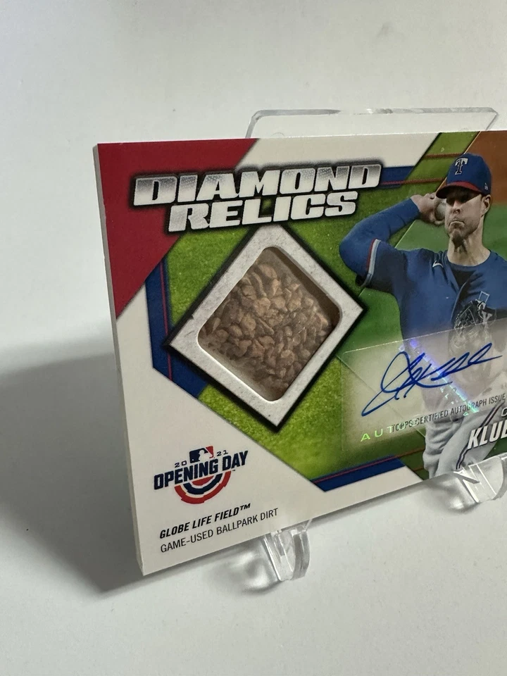 2021 Topps 开幕日科里·克鲁伯签名 19/25 钻石遗迹游戏污垢 #ADR-CK — 第 2/4 张图片