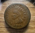 1884 Indian Head Cent - Actual Coin Shown - Free Shipping & Tracking INV#39