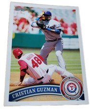 2011 Topps Christian Guzman #327 Texas Rangers MLB Baseball Card (N0