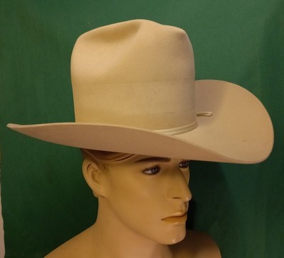 echter Texas  Cowboy-Hut  Resistol  Gr.57    7X Beaver-Filz beige , neu