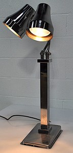 Stainless Steel Double Pivot Heat Lamp