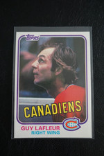 Guy Lafleur #19 1981-82 Topps Hockey