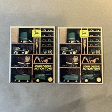 Pair Of Vintage Original 1983 John Deere Toys Brochures As Is INV-P0358