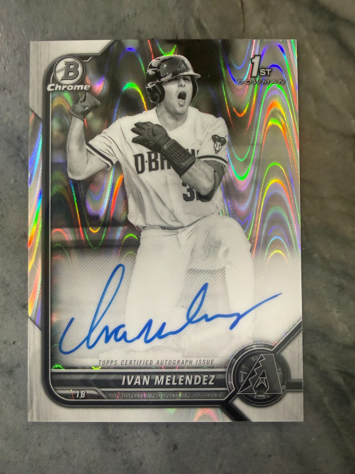 2022 Bowman Draft - Chrome Draft Pick Autographs Ivan Melendez #CDA-IM