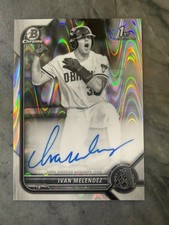 2022 Bowman Draft - Chrome Draft Pick Autographs Ivan Melendez #CDA-IM