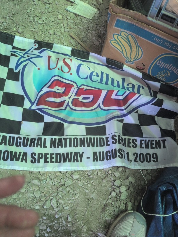 Window Flag Us Cellular 250  Inaugural Nationwide Series Iowa Speedway Aug 2009