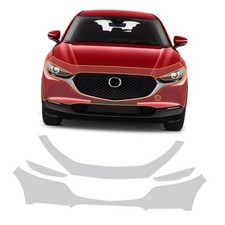 Precut Paint Protective Film for 2020-2025 Mazda Front Bars  Headlamps 5Pcs