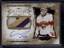 2021-22 The Cup Splendor Spencer Knight Rookie Patch Auto 4-Color RPA RC SSP /49