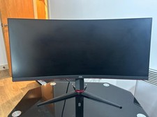 Image of AOC CU34G2XP/BK 34" UWQHD Gaming Monitor in excellent condition